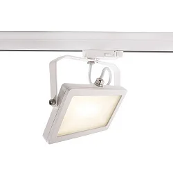 3-phase spot FLOOD SMD IP20, satined, traffic white