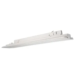 3-phase luminaire LINEAR PRO FOLD rigid, switchable, multipower IP20, white 