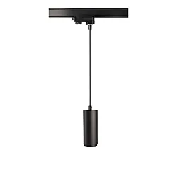 3-phase pendant luminaire LUCEA DTW Dim-To-Warm IP20, deep black dimmable