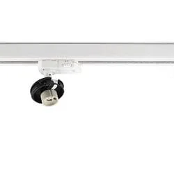 3-phase spot CAN BASE MIX'N MATCH 1/3 without shade, cardanic swivelling GU10 IP20, white