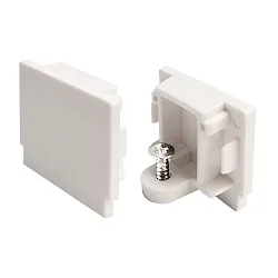 1-phase end cap D ONE, traffic white