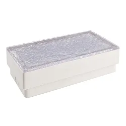 floor recessed luminaire TABIT 100x200 walkable, switchable IP67, grey, transparent 