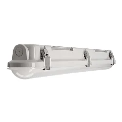 damp-proof luminaire TRI PROOF BASIC DALI 61CM / 18W 840 DALI controllable, impact resistant, switchable IP65, grey dimmable