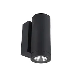 facade spotlight SHORELINE PRO ROUND 68 DOWN 1 flame, round, CCT Switch IP65, dark grey dimmable