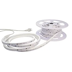 LED Strip flexible transparent, white