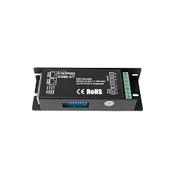 KapegoLED controller dimmer R-DMX 3+1, voltage constant, dimmable: DMX512, 12-24V DC, 16 A, 384W