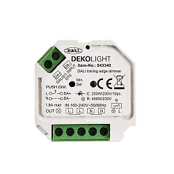 dimmer DALI / TRIAC 400W DALI controllable, 1 channel, white