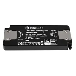 LED driver FLAT CC UT350MA current constant, switchable, anthracite, black