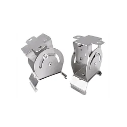 Accessories for TRI PROOF surface mounting bracket, 2 items, silver grey