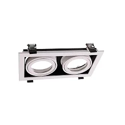 Accessories for MODULAR SYSTEM COB gimbal frame, LxWxH: 140x257x43 mm, matt white