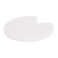 Rear cover for series UNI II, Ø 9.5cm, white