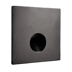 Cover SQUARE Eye for recessed LED wall luminaire ALWAID, jet black