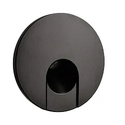Cover ROUND Eye for recessed LED wall luminaire ALWAID, jet black