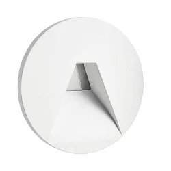 Cover ROUND Angle for recessed LED wall luminaire ALWAID, white