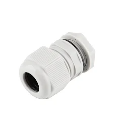 cable gland PKGM16 with strain relief, light grey