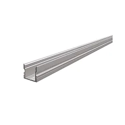 AU-02-10, high U-profile for 10 - 11,3 mm LED stripes, 200cm, anodized aluminum