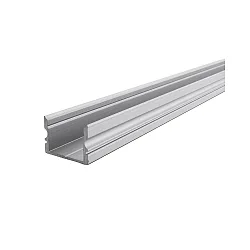 AU-02-12, high U-profile for 12 - 13,3 mm LED stripes, 200cm, anodized aluminum