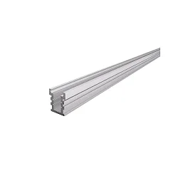 IP-profile U-high passable EU-01-12 for 12 - 13,3 LED stripes, matt silver, 200cm