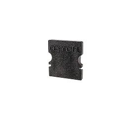 Endcaps P-AU-02-08, 14 mm, 2 items, black