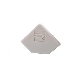 Accessories for LED profile P-EV-01-08 endcaps, 2 items, grey