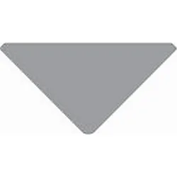End cap P-AV-05-15 set 2 pcs., silver