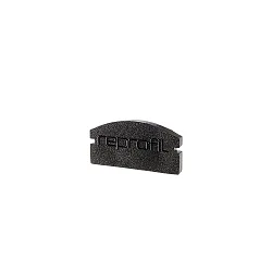 Endcaps f-AU-01-12, 18 mm, 2 items, black