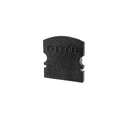 Endcaps f-AU-02-10, 16 mm, 2 items, black