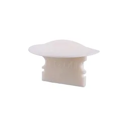 Endcaps f-ET-02-12, 27 mm, 2 items, white