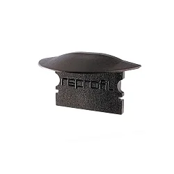 Endcaps f-ET-02-15, 30 mm, 2 items, black