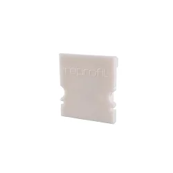 Endcaps H-AU-02-12, 18 mm, 2 items, white