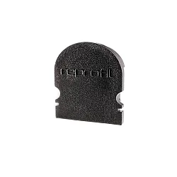 Endcaps R-AU-02-15, 21 mm, 2 items, black