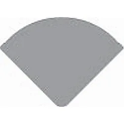 End cap R-AV-05-12 set 2 pcs., silver