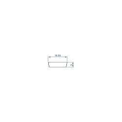 Cover I-02-12, milky 40% transmission, 100cm