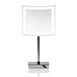 mirror with lighting BS 83 TOUCH LED 5-fold, square IP 20, chrome 
