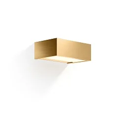 LED Wall luminaire BOX 15 N LED, 18,4W, 3000K, 2800lm, IP44, gold matt 24 carat