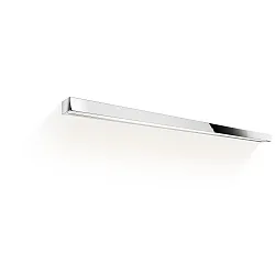 LED Wall luminaire BOX 150 N LED, 82W, 3000K, 12400lm, IP44, chrome
