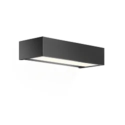 LED Wall luminaire BOX 25 N LED, 18,4W, 2700K, 2440lm, IP44, black matt