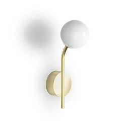 Wall luminaire PEP ONE, G9, IP20, gold matt