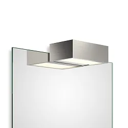 LED Mirror luminaire BOX 1-15 N LED, 18,4W, 3000K, 2800lm, IP44, nickel satin