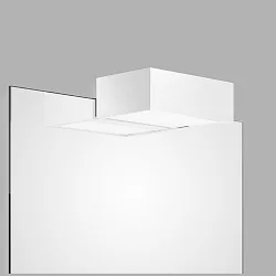 LED Mirror luminaire BOX 1-15 N LED, 18,4W, 3000K, 2800lm, IP44, white matt