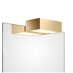 LED Mirror luminaire BOX 1-15 N LED, 18,4W, 3000K, 2800lm, IP44, gold matt 24 carat