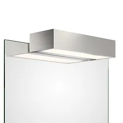 LED Mirror luminaire BOX 1-25 N LED, 18,4W, 3000K, 2800lm, IP44, nickel satin