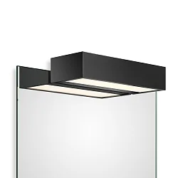 LED Mirror luminaire BOX 1-25 N LED, 18,4W, 3000K, 2800lm, IP44, black matt