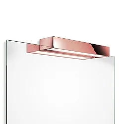 LED Mirror luminaire BOX 1-40 N LED, 20,6W, 3000K, 3100lm, IP44, rosegold / copper