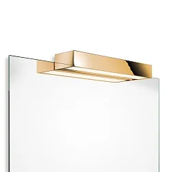 LED Mirror luminaire BOX 1-40 N LED, 20,6W, 3000K, 3100lm, IP44, gold 24 carat