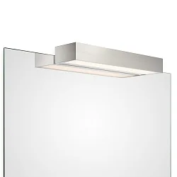 LED Mirror luminaire BOX 1-40 N LED, 20,6W, 3000K, 3100lm, IP44, nickel satin