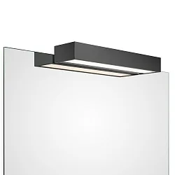 LED Mirror luminaire BOX 1-40 N LED, 20,6W, 3000K, 3100lm, IP44, black matt