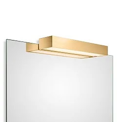 LED Mirror luminaire BOX 1-40 N LED, 20,6W, 3000K, 3100lm, IP44, gold matt 24 carat
