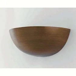 wall luminaire MORITZ 1 flame IP20, brown 