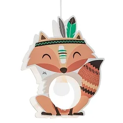 Pendant luminaire LITTLE INDIANS FUCHS FILIP, E27, orange